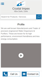 Mobile Screenshot of crystalimpexindia.com